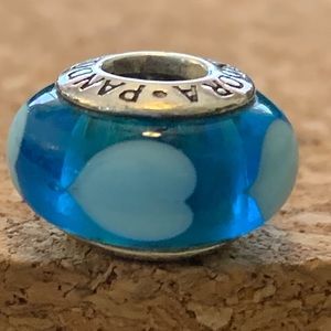 Glass pandora charm